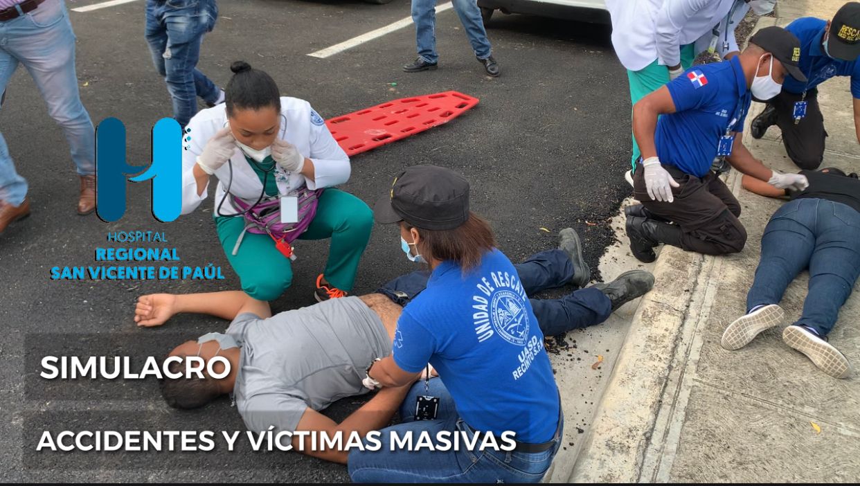 Read more about the article Realizan simulacro en Hospital San Vicente de Paúl sobre accidente de víctimas masivas