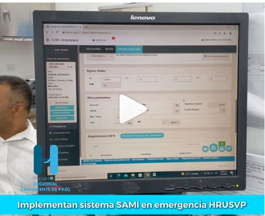 Read more about the article El Hospital Regional Universitario San Vicente de Paúl, se convirtió en el primer centro de la Red Pública de salud en implementar el Sistema de Asistencia Médica Inteligente (SAMI).